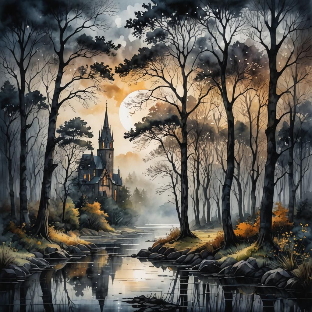 Moody landscape  by @Sherkhal