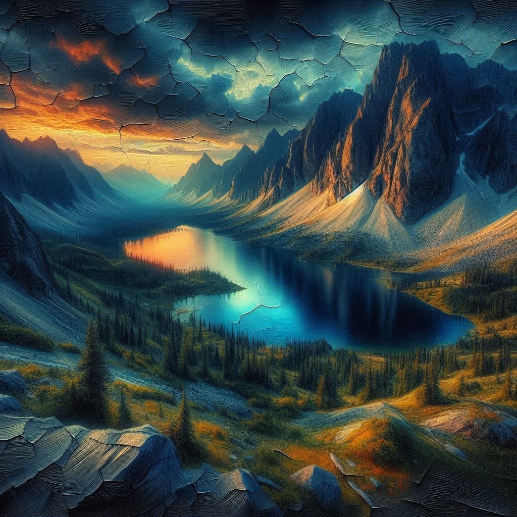 mountain lake   by @gladiator