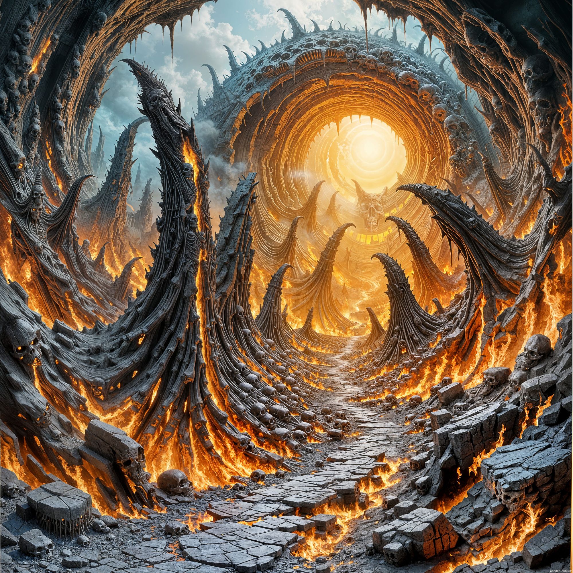 hell awaits <lora:Realistic Terror:1.0> 