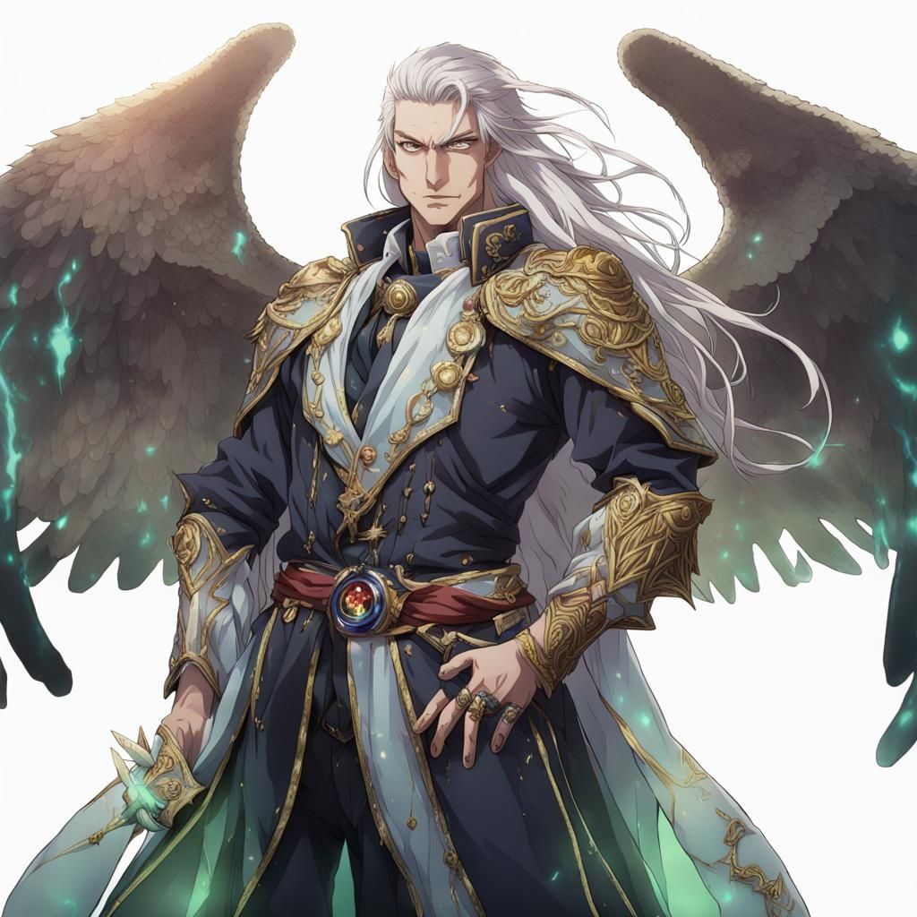 Anime Divine-blooded warlock of a celestial patron 