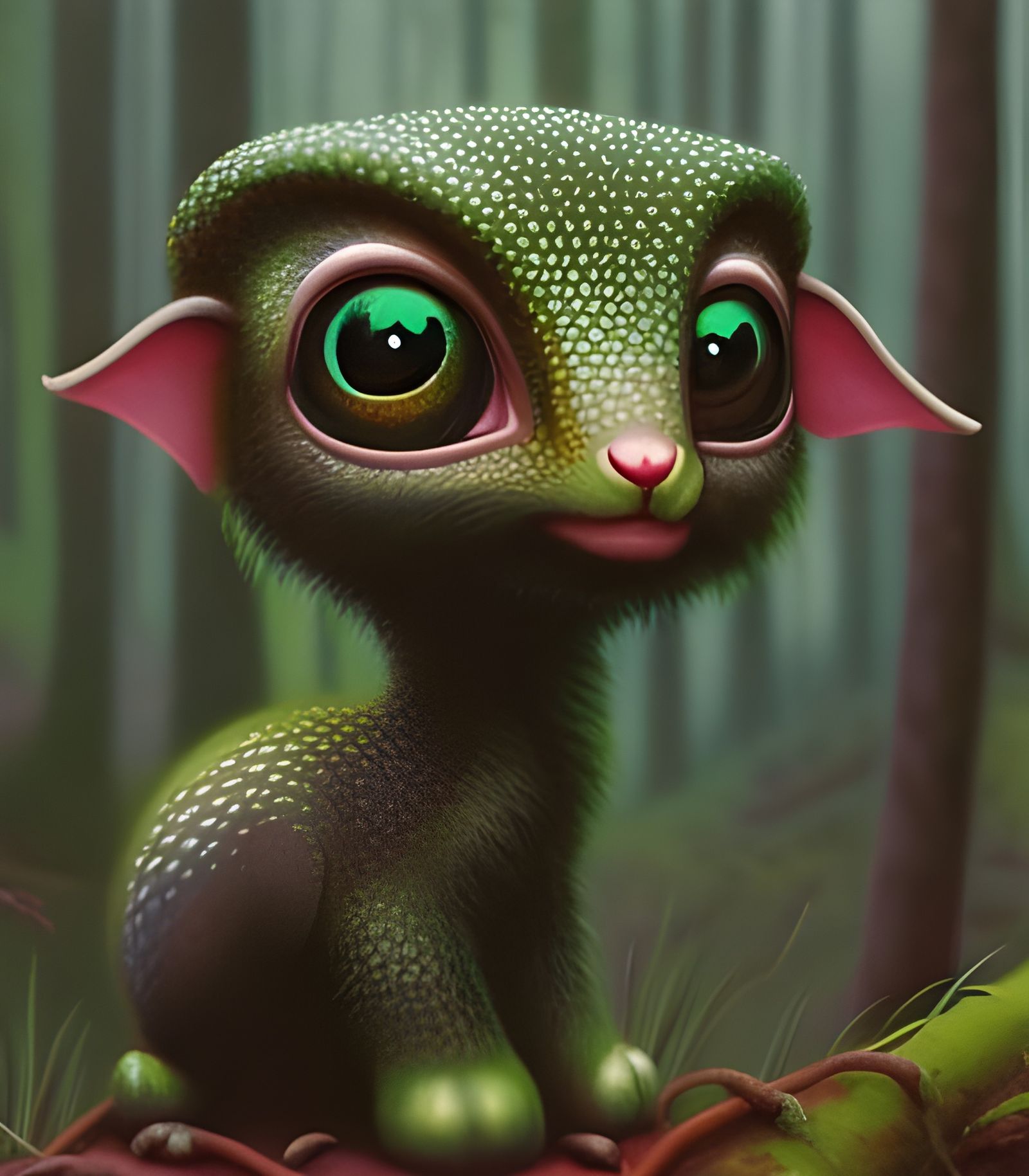 Little forest creature