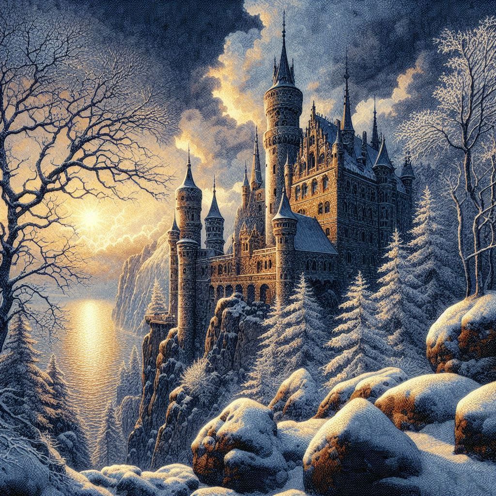 Winter scene  by @gladiator