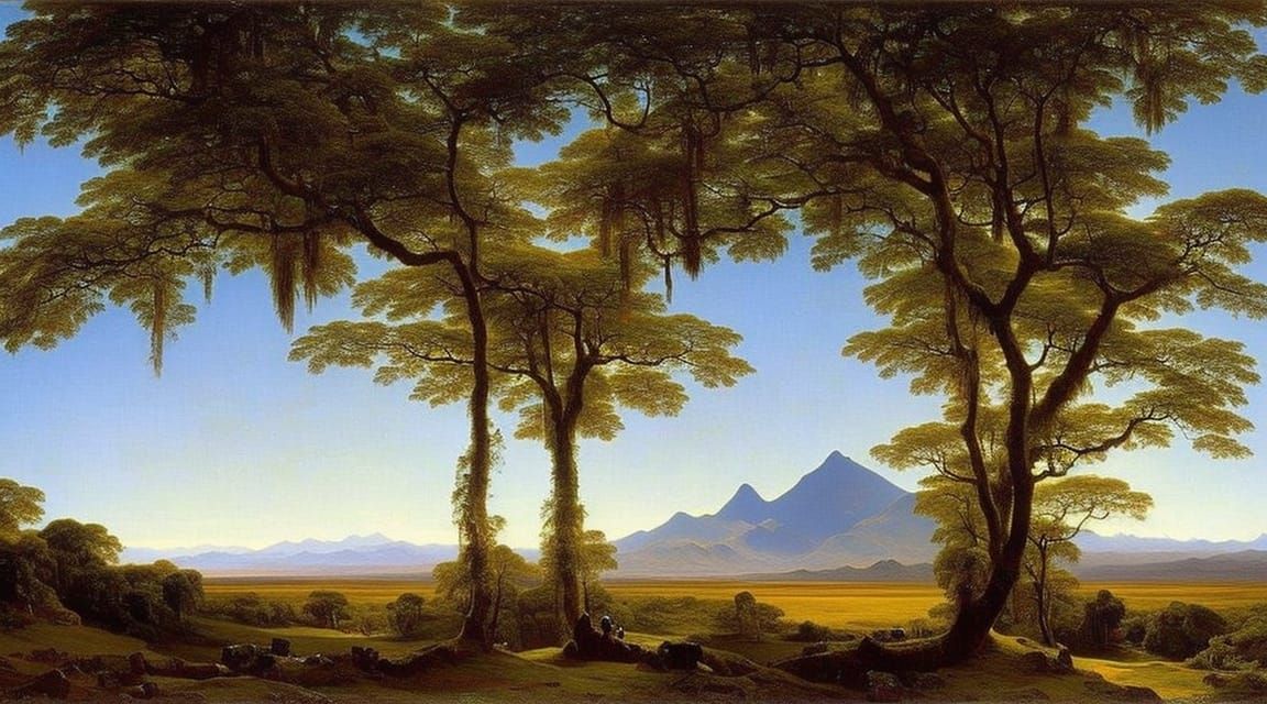 Landscape with Trees