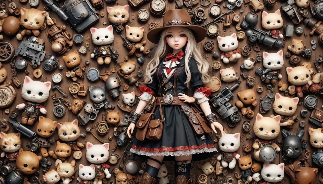 <Full length portrait>
<Kawaii style doll>
<Western>
<Ms. Ki...