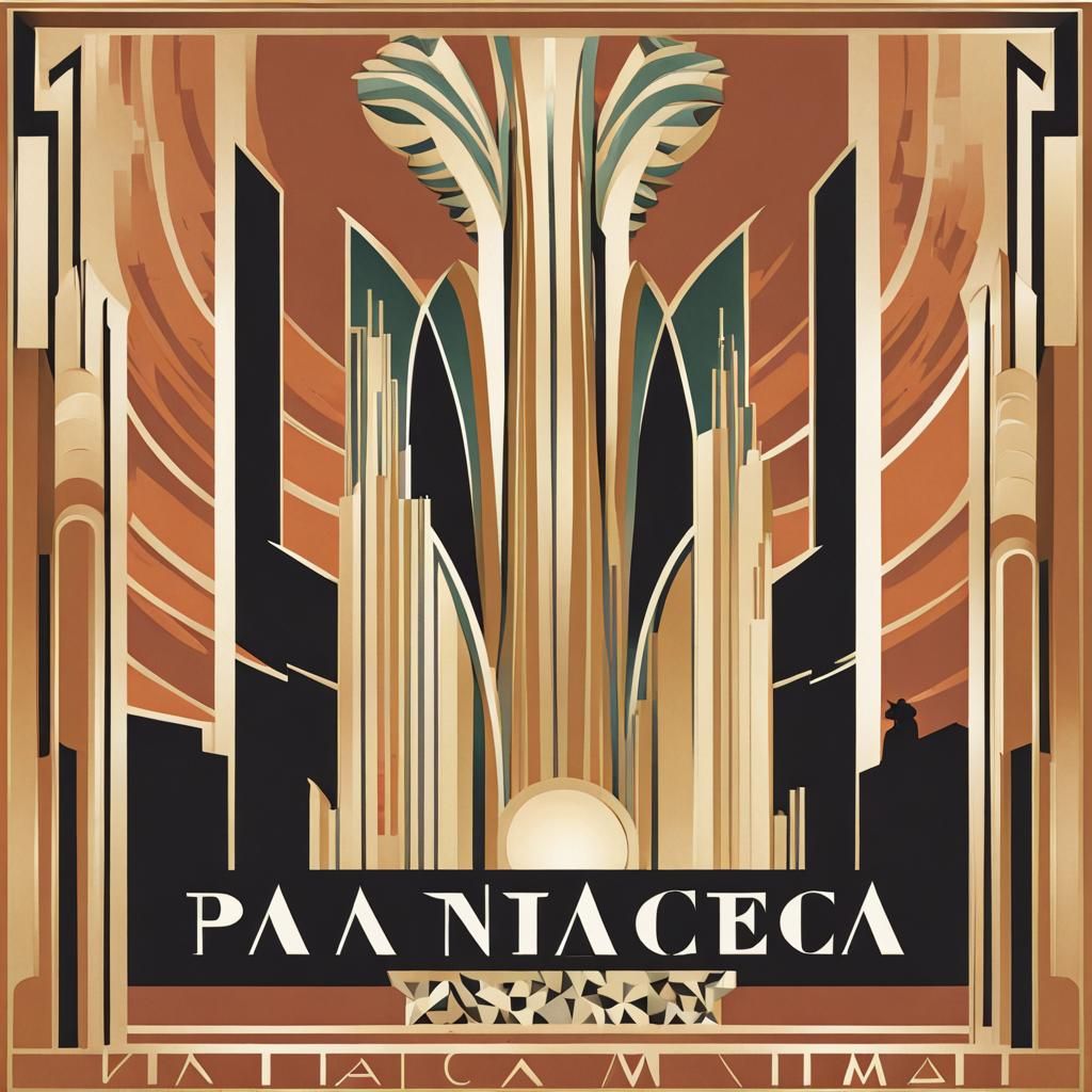 Panacea miami art deco advertisement - AI Generated Artwork - NightCafe ...