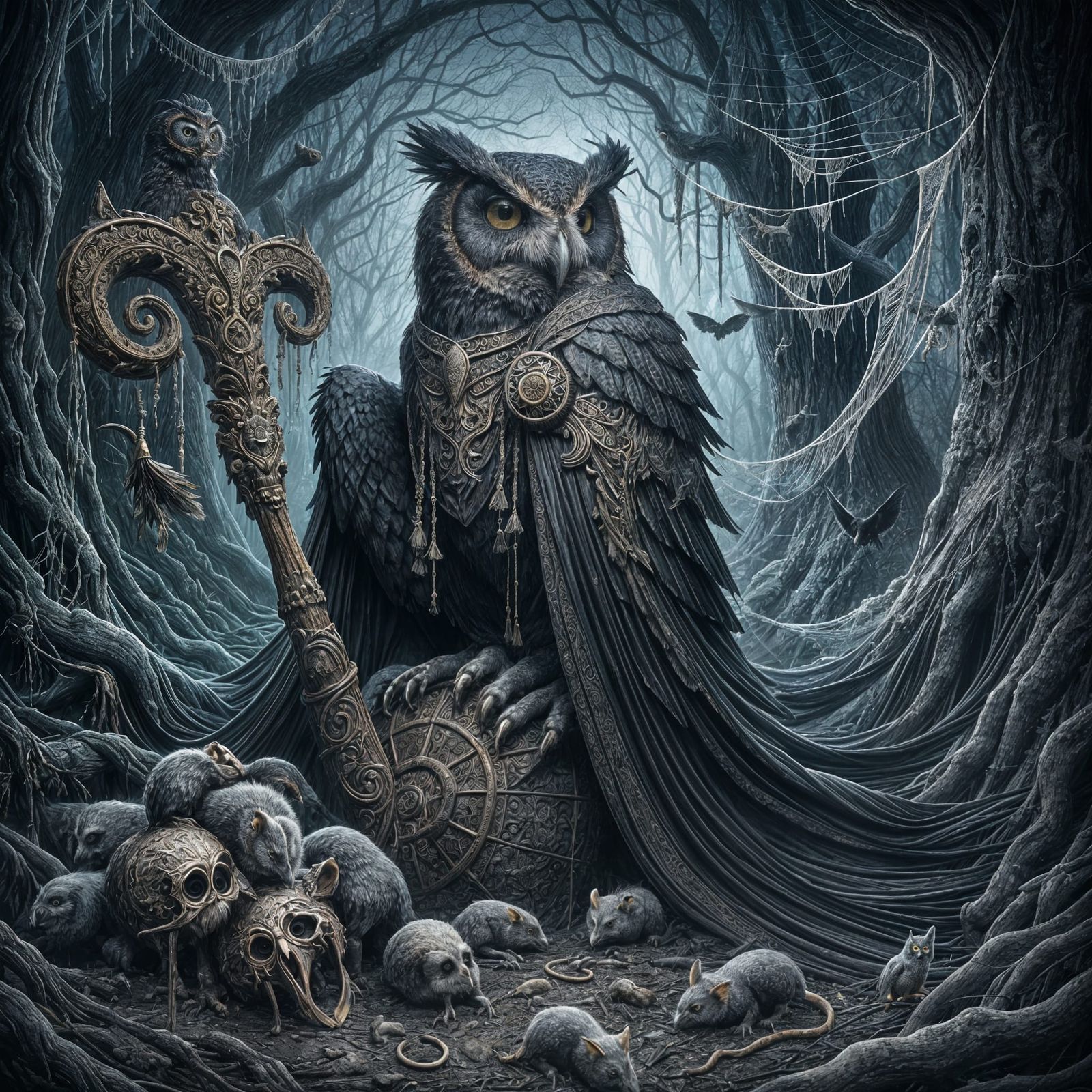 Owl Wizard  by @Lulu