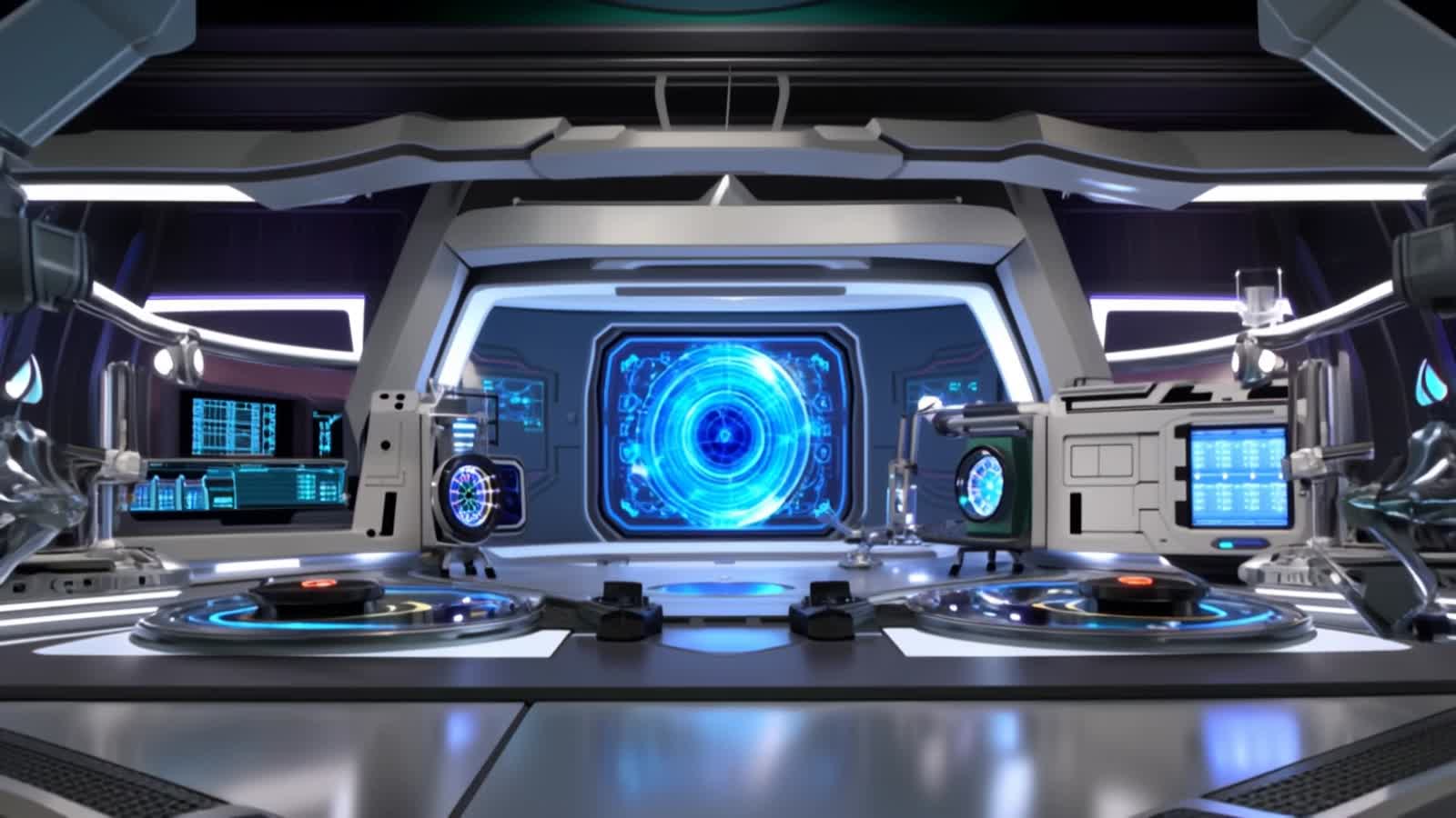 Aboard the new starship