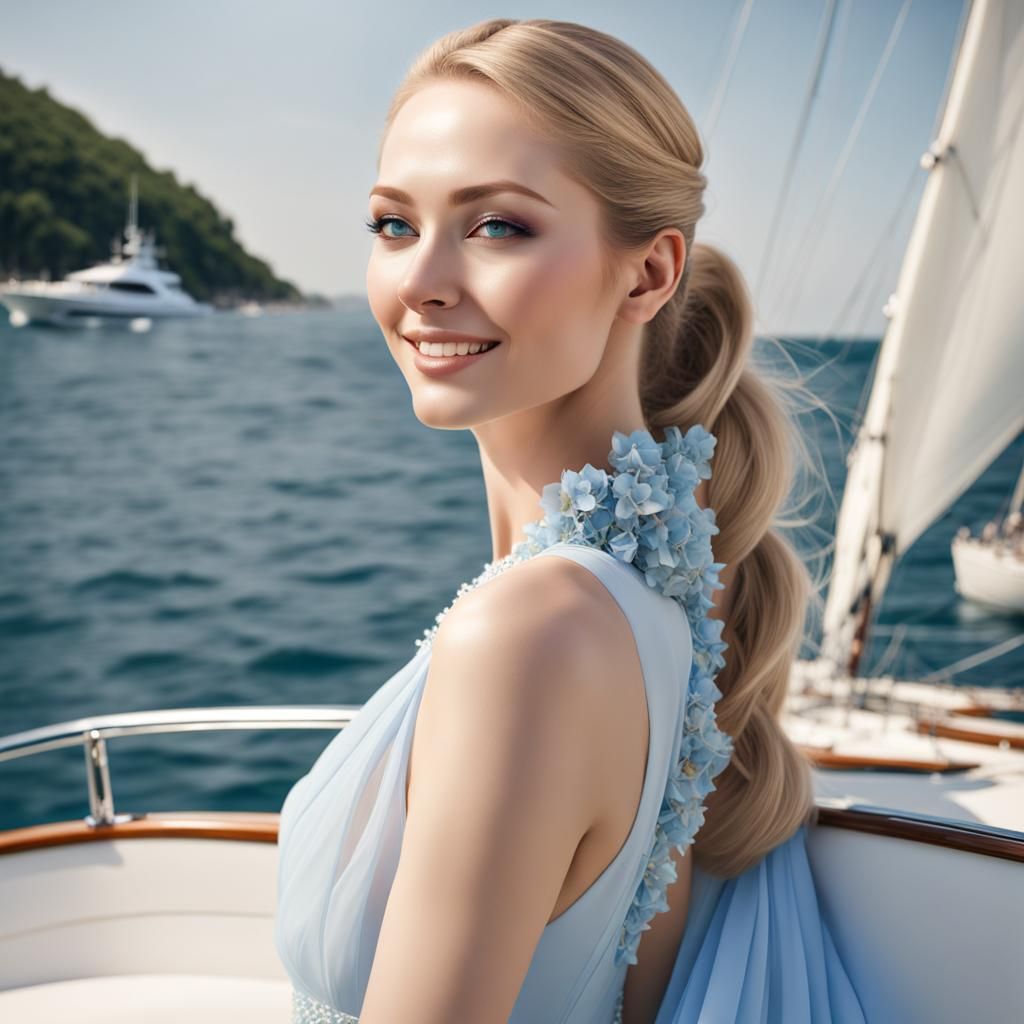 (pale15)face side sun , eyes looking at sun in sunny day ,ex...