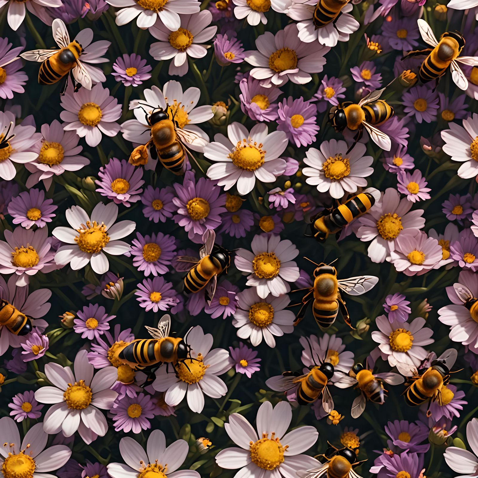 Close Up of a bee in a flower