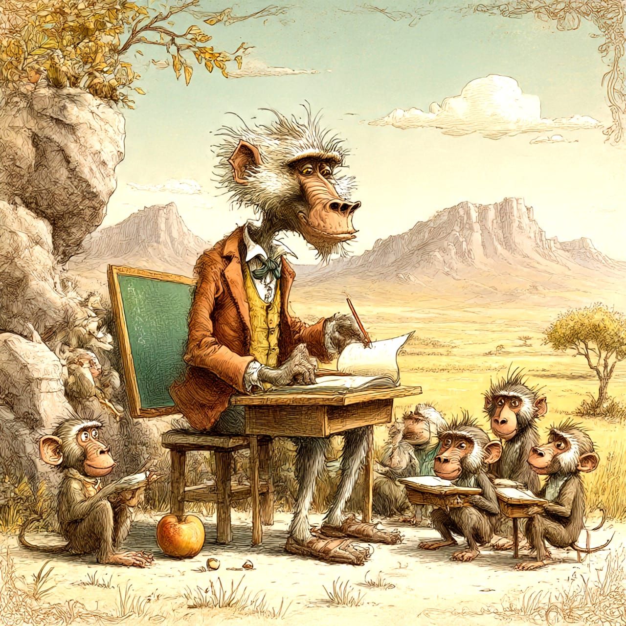 Magalieskloof se Bobbejane: Meester