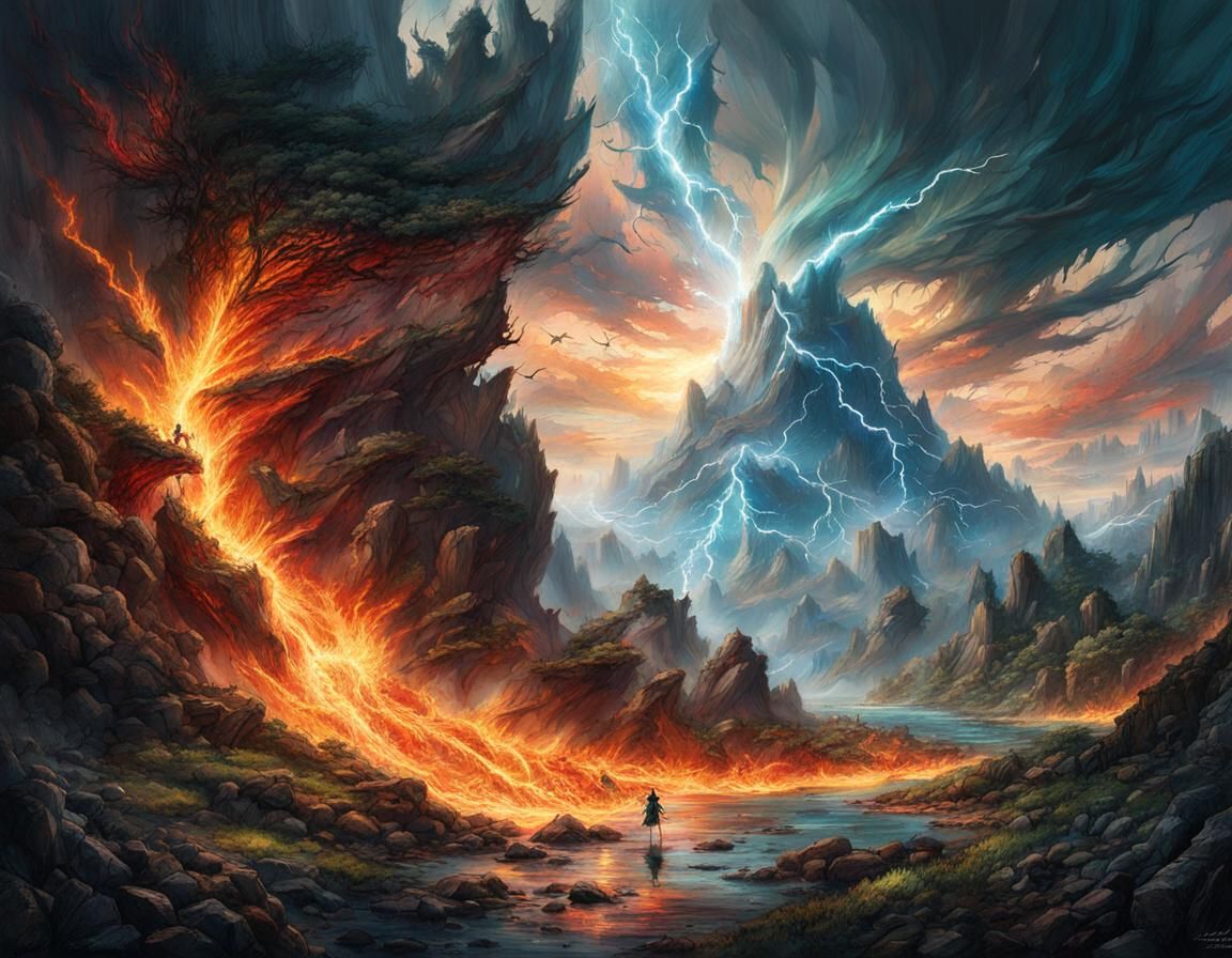 Destructive Forces of Nature  by @Seivitae