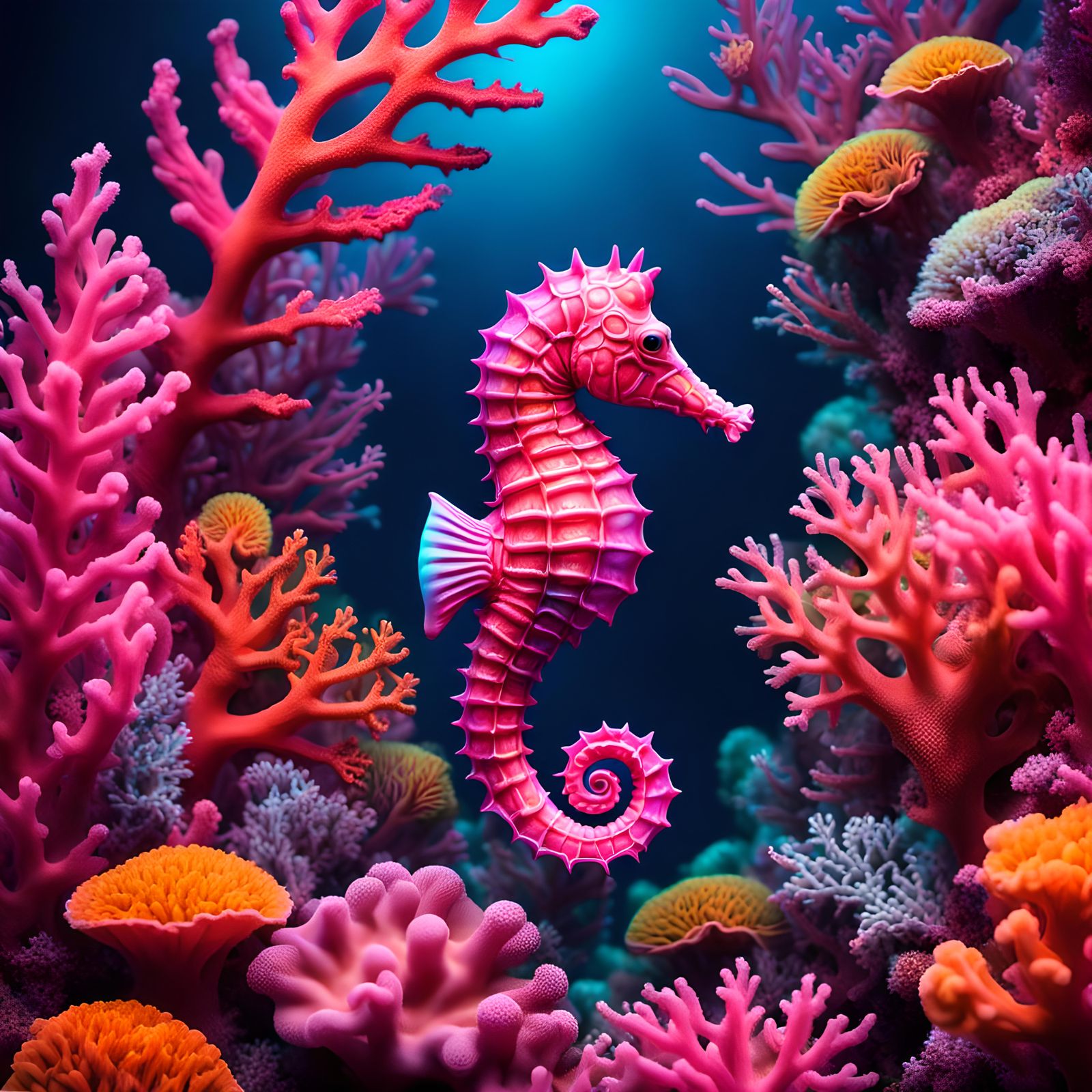 Pink Seahorse