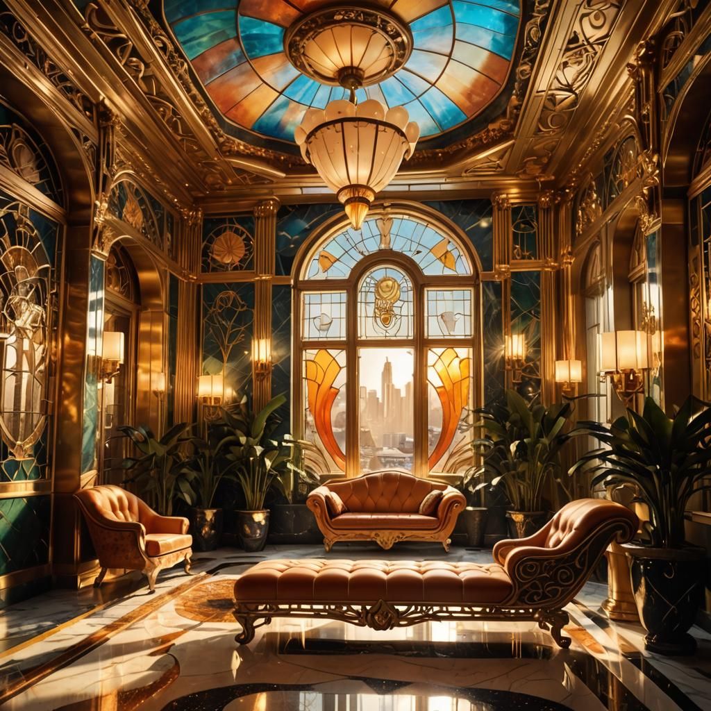 Art deco-dent relaxation  by @Dr T