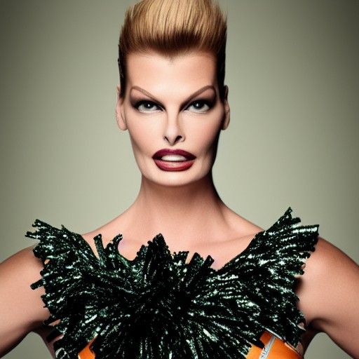 Cheerleader Linda evangelista