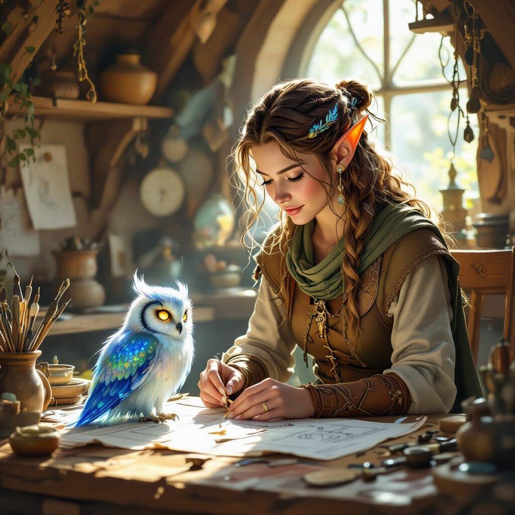 Elves and animal/creature or familiar companions of any kind — NON-humanoid-like, just to be clear. ...  by @Harry Haddering