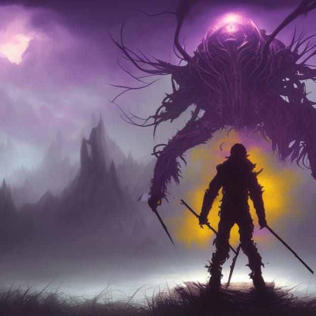 Simple stickman, a masterpiece, 8k resolution, dark fantasy ...