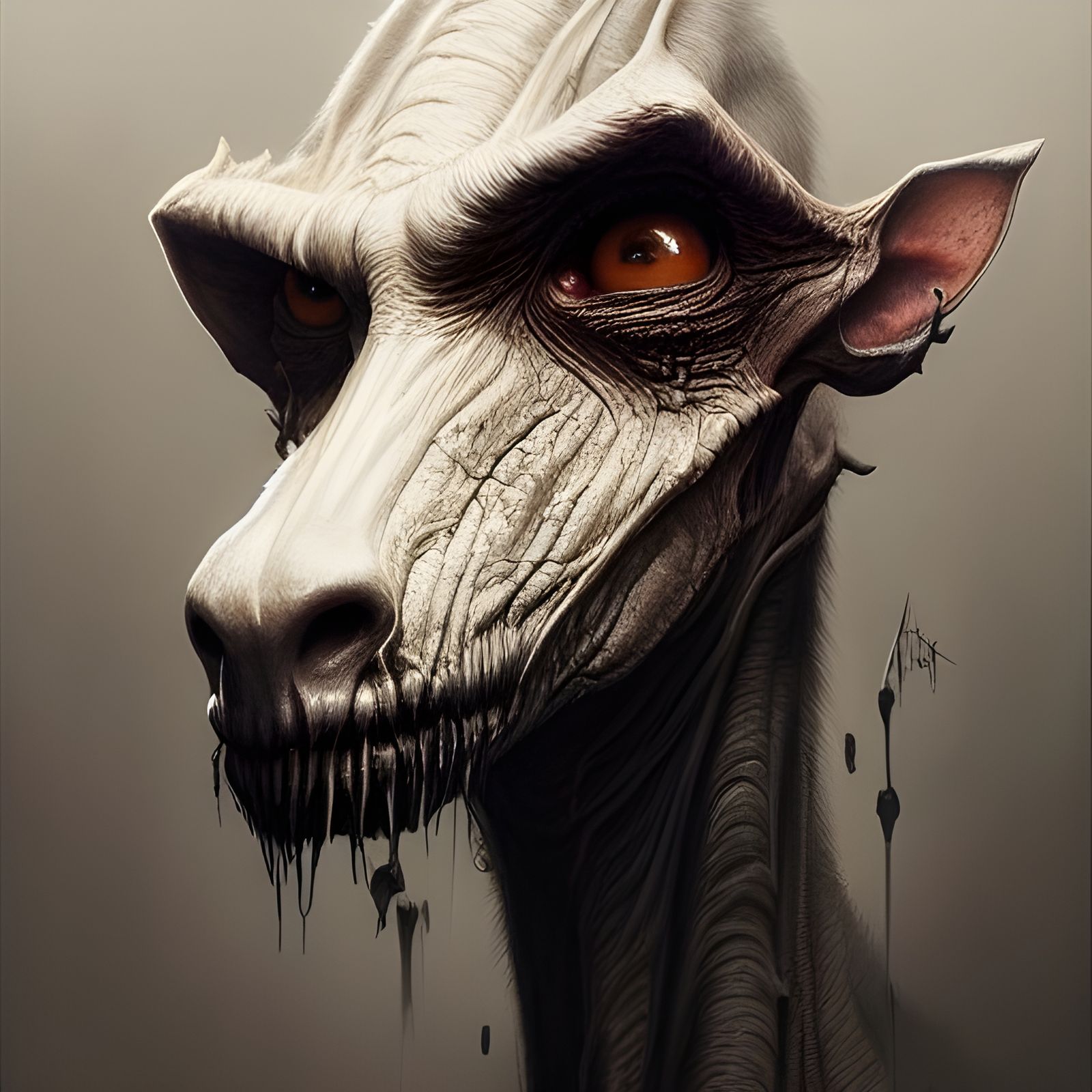 Horror Monster  by @Skirv