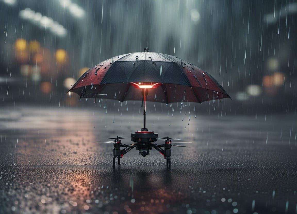 Umbrella drone.
