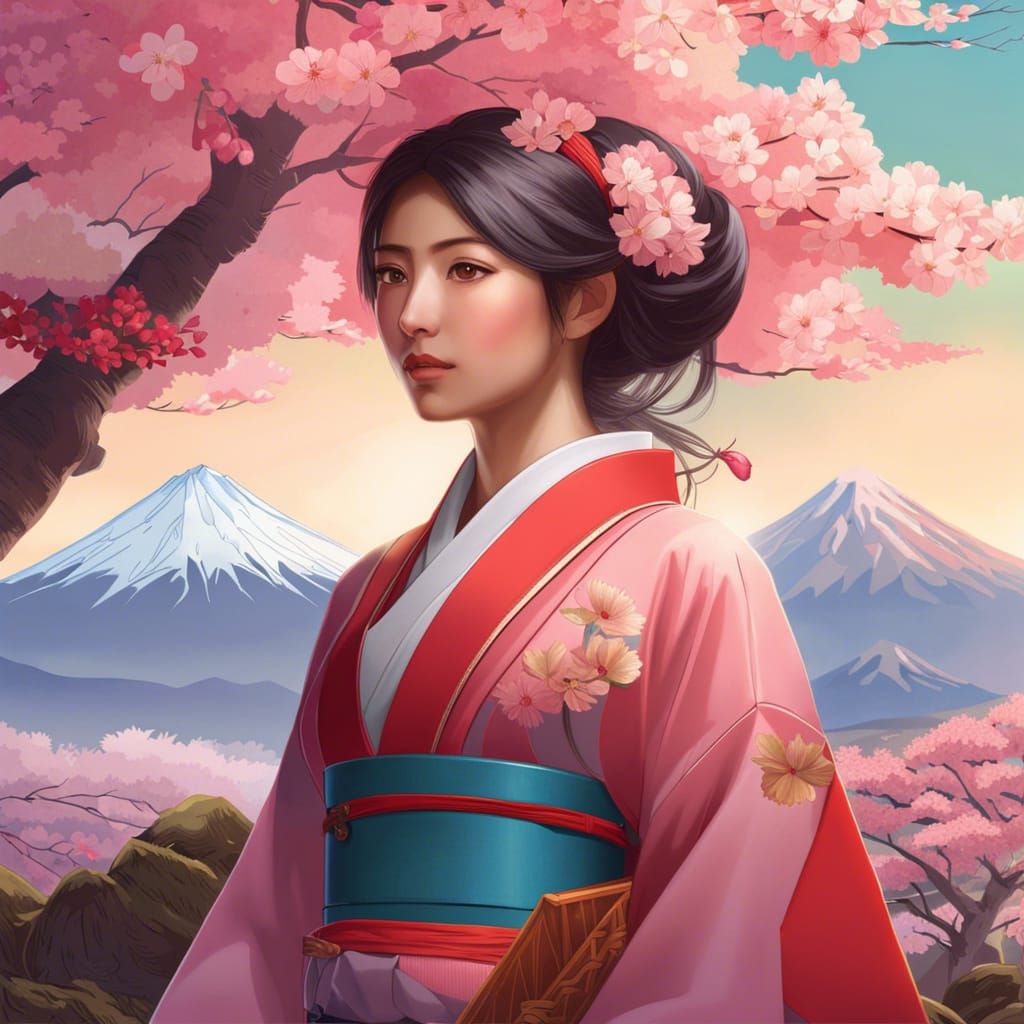 Japanese girl - AI Generated Artwork - NightCafe Creator