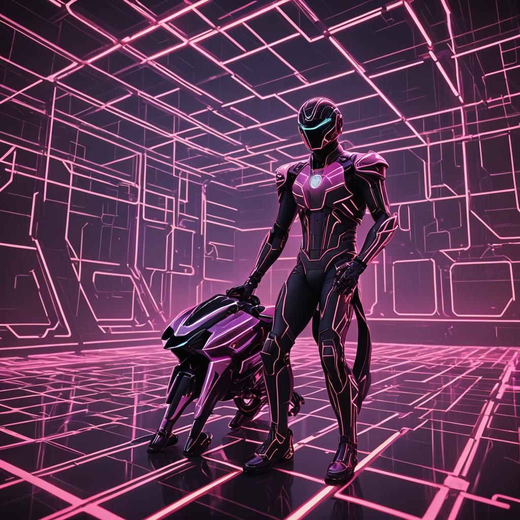On the grid in tron on lightcycles