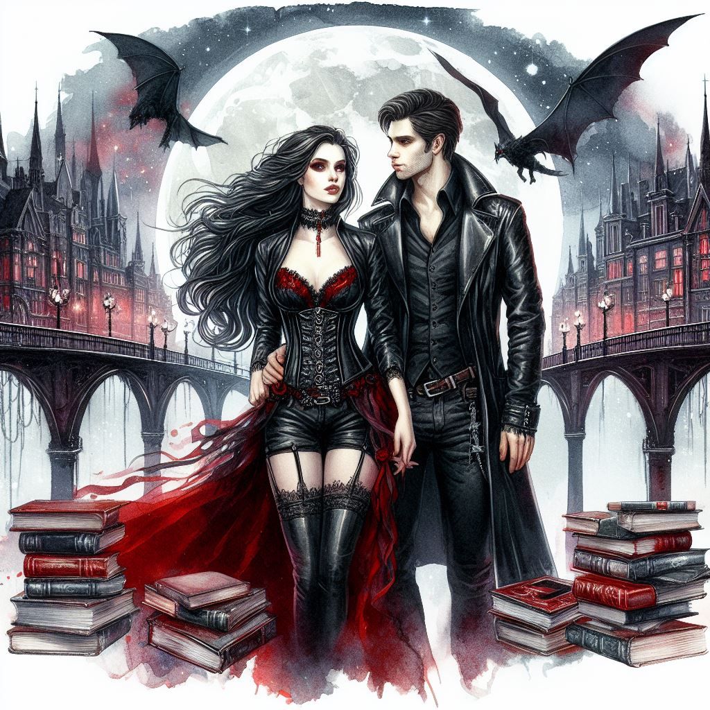 Vampire couple in Europe