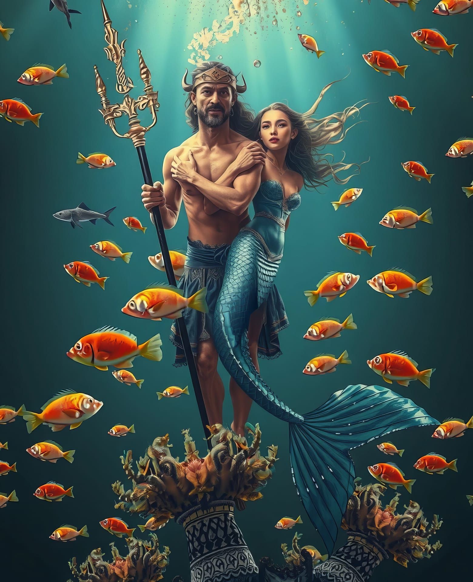 Mermaid and Triton