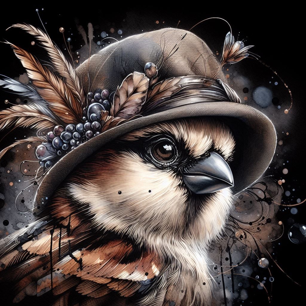 Portrait d'un moineau