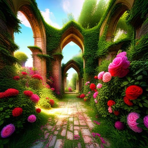 Secret Gardens 2 AI Generated Artwork NightCafe Creator