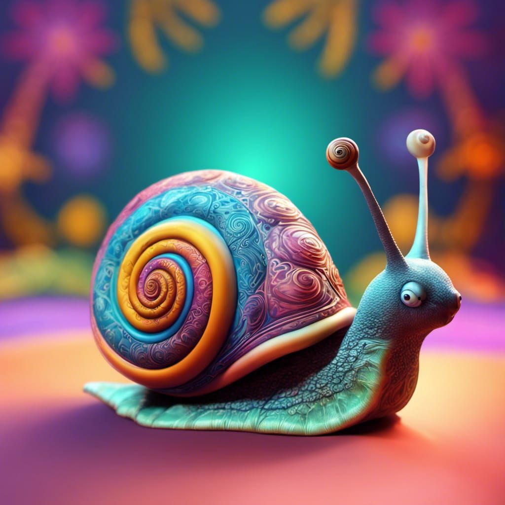 Mandala Snail - AI Generated Artwork - NightCafe Creator