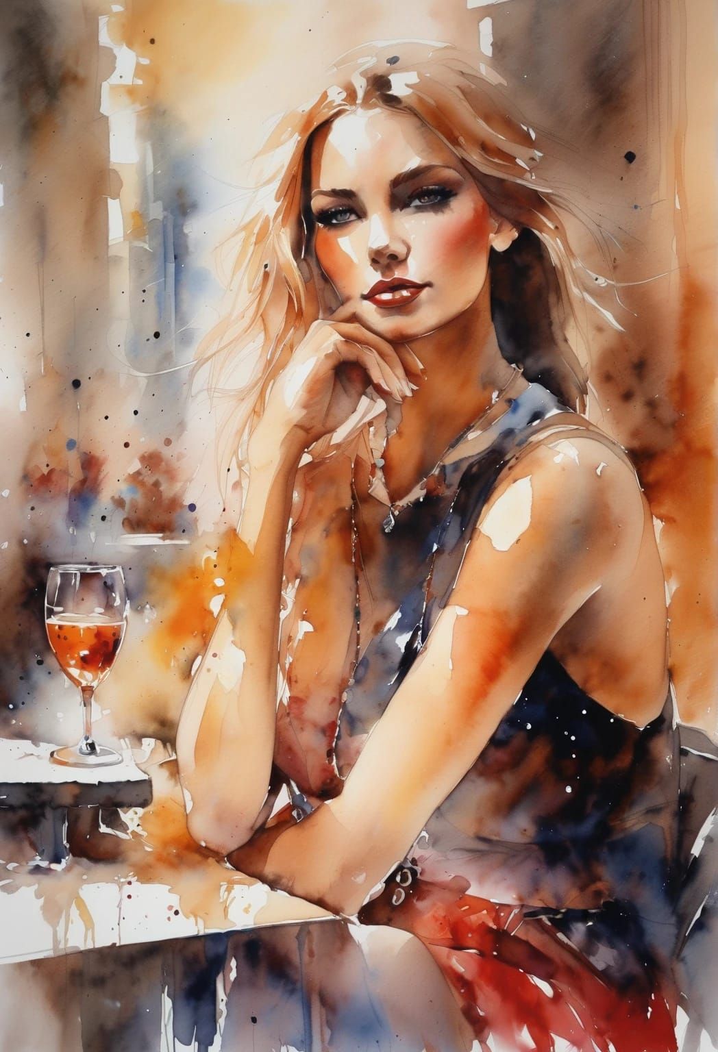 A stunningly beautiful young woman