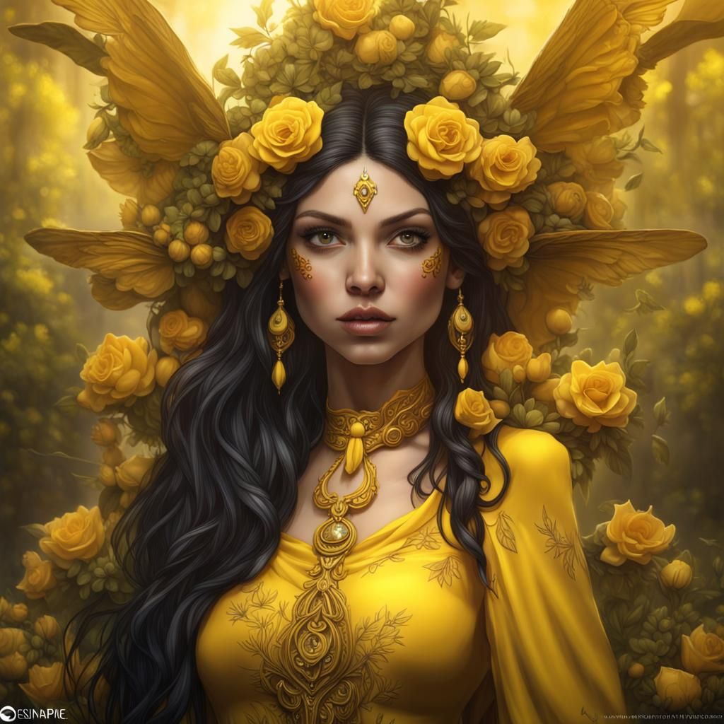 Yellow Woman  by @Quibbles