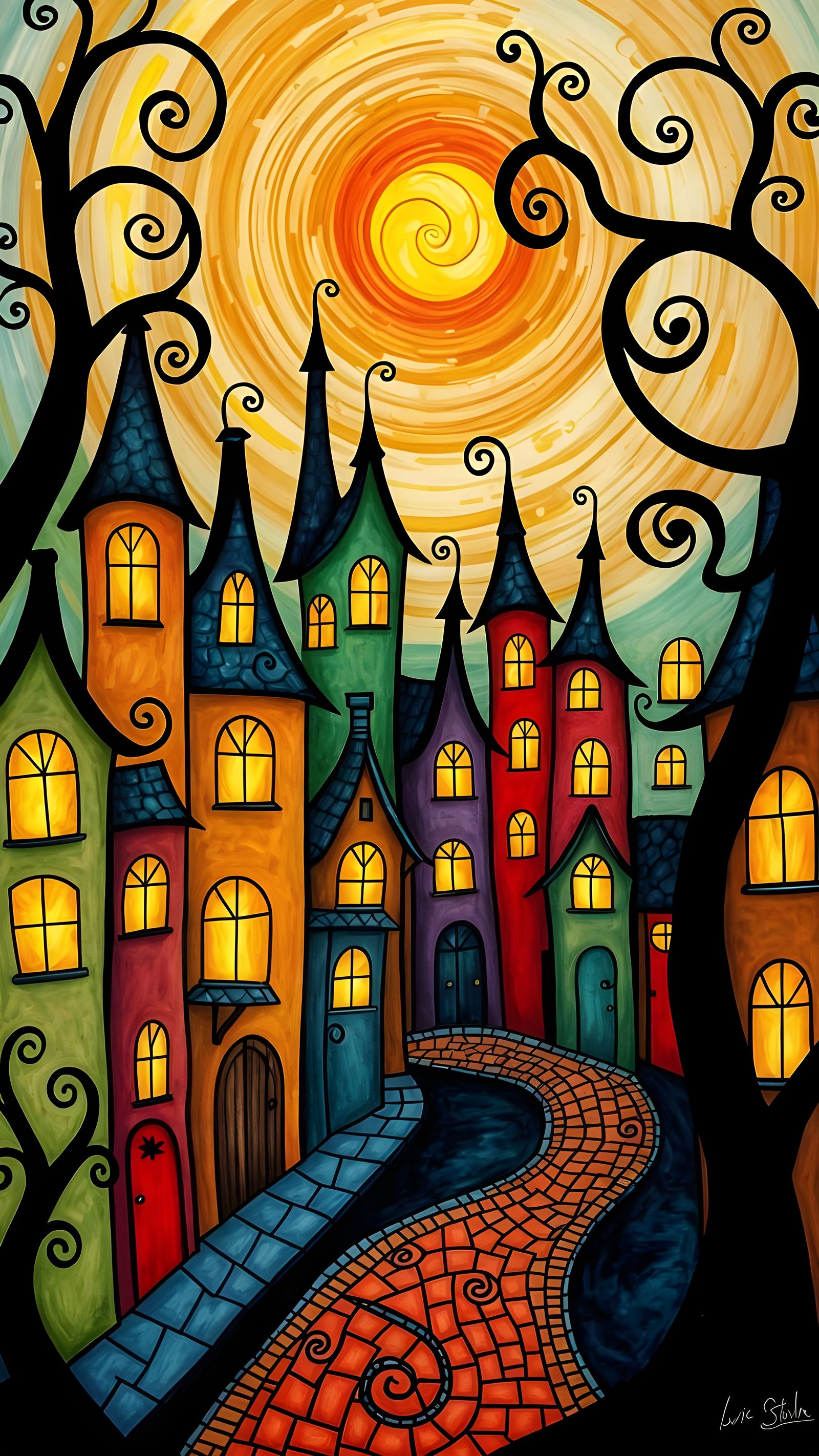 A Walk Through Dreamy Streets  by @Mile