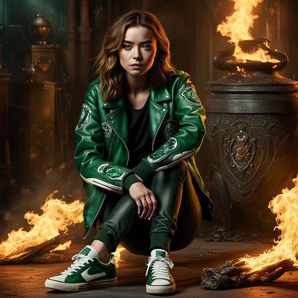Kelly Cole as Slytherin’s Mean Girl Queen B