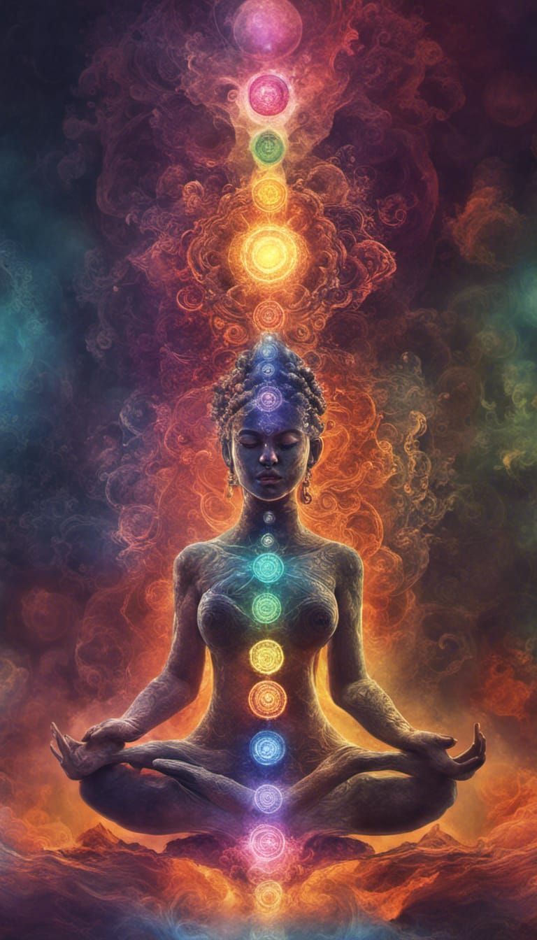 Chakras - AI Generated Artwork - NightCafe Creator