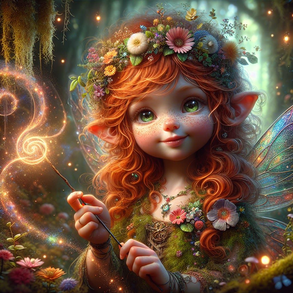 A Cute Magical Fairy  by @Rosie