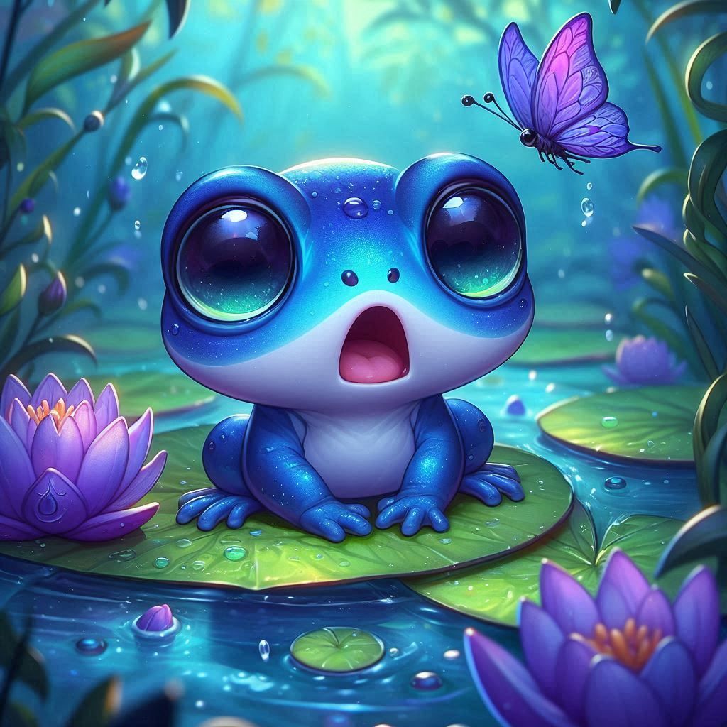 Surprised Frog