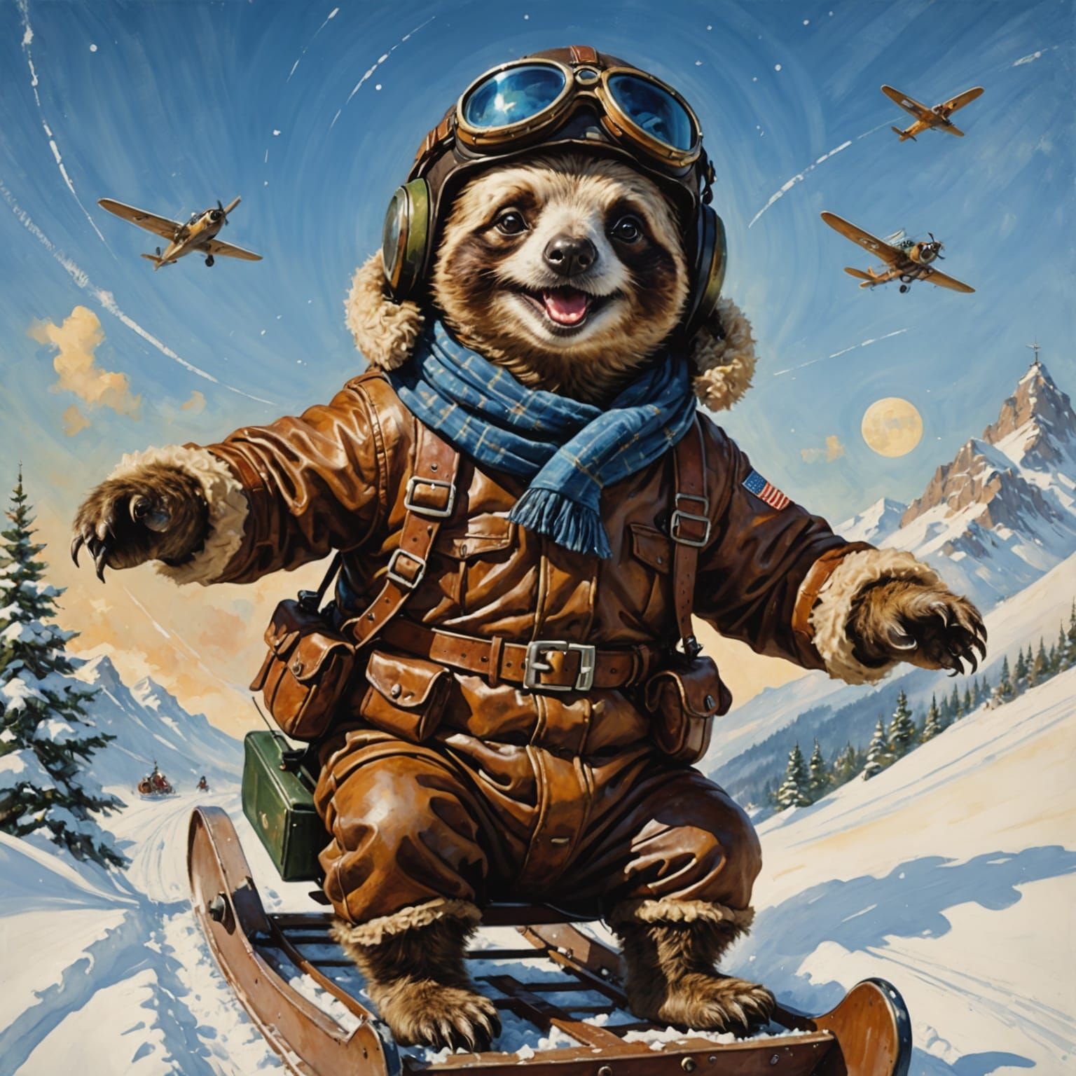 Sully the Sloth  by @Bart Mertens from Belgium