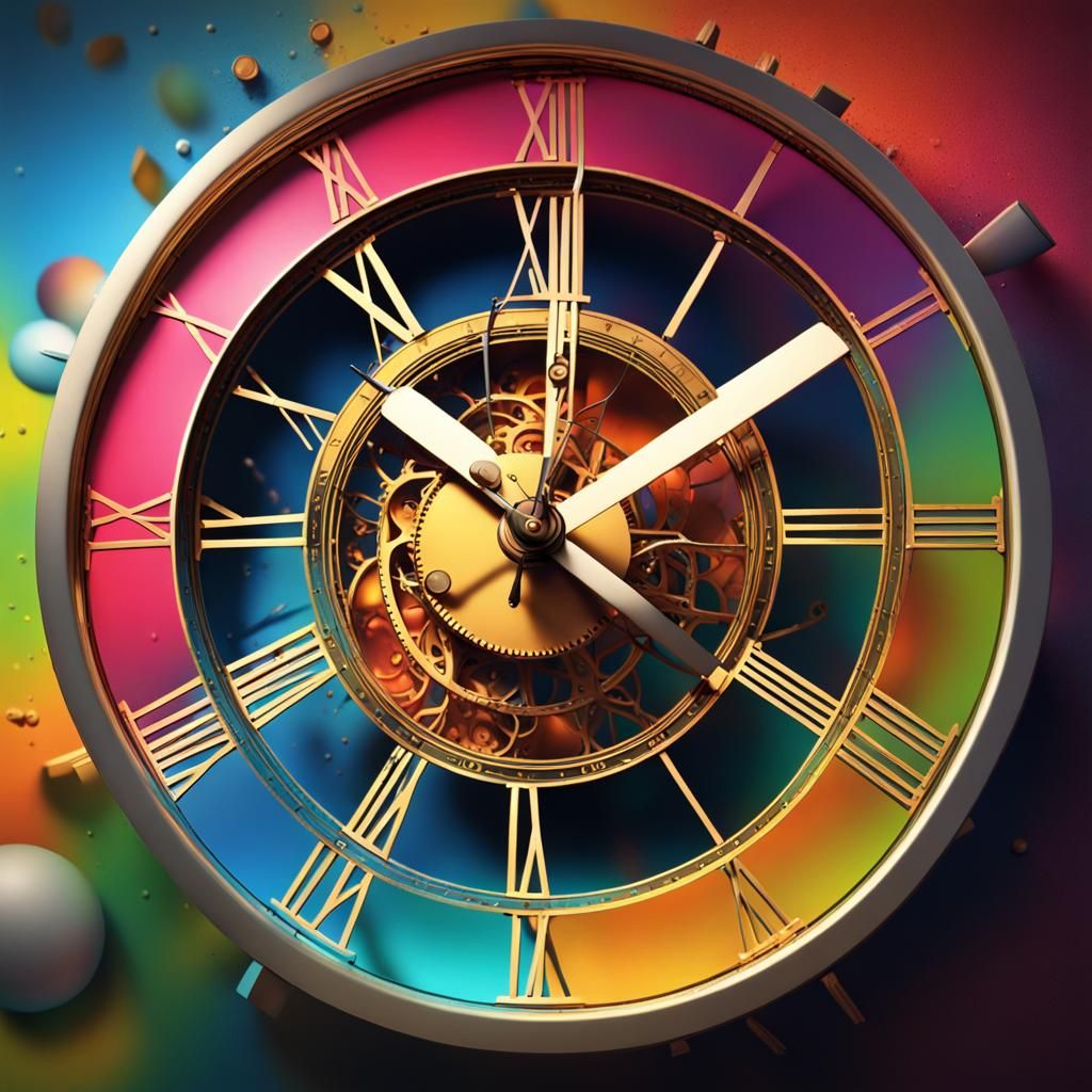 Create an image of a clock spinning 

THERE IS NEVER ENOUGH
...