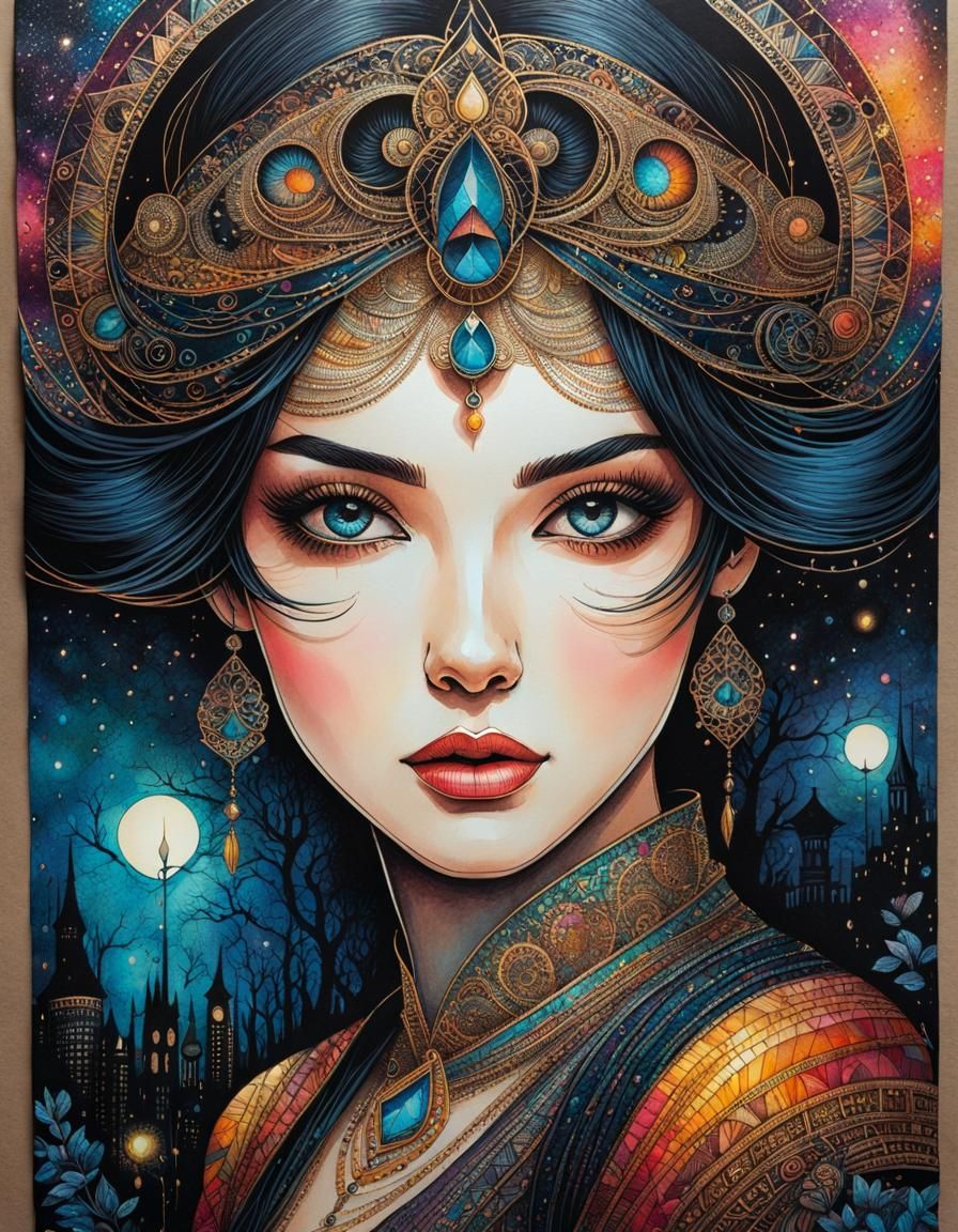 Ink-Art Portrait