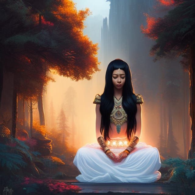 meditation  by @Kamil1982