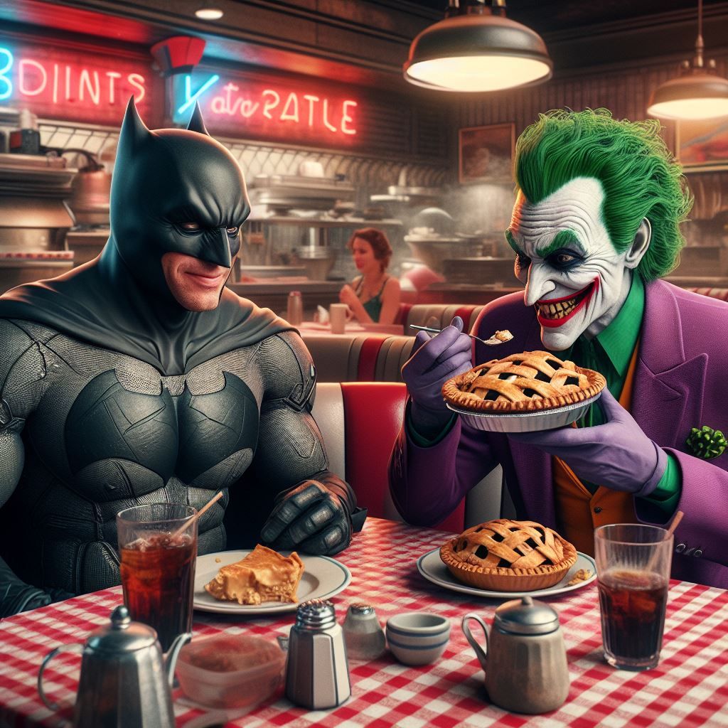 Joker hogging all of the pie.
