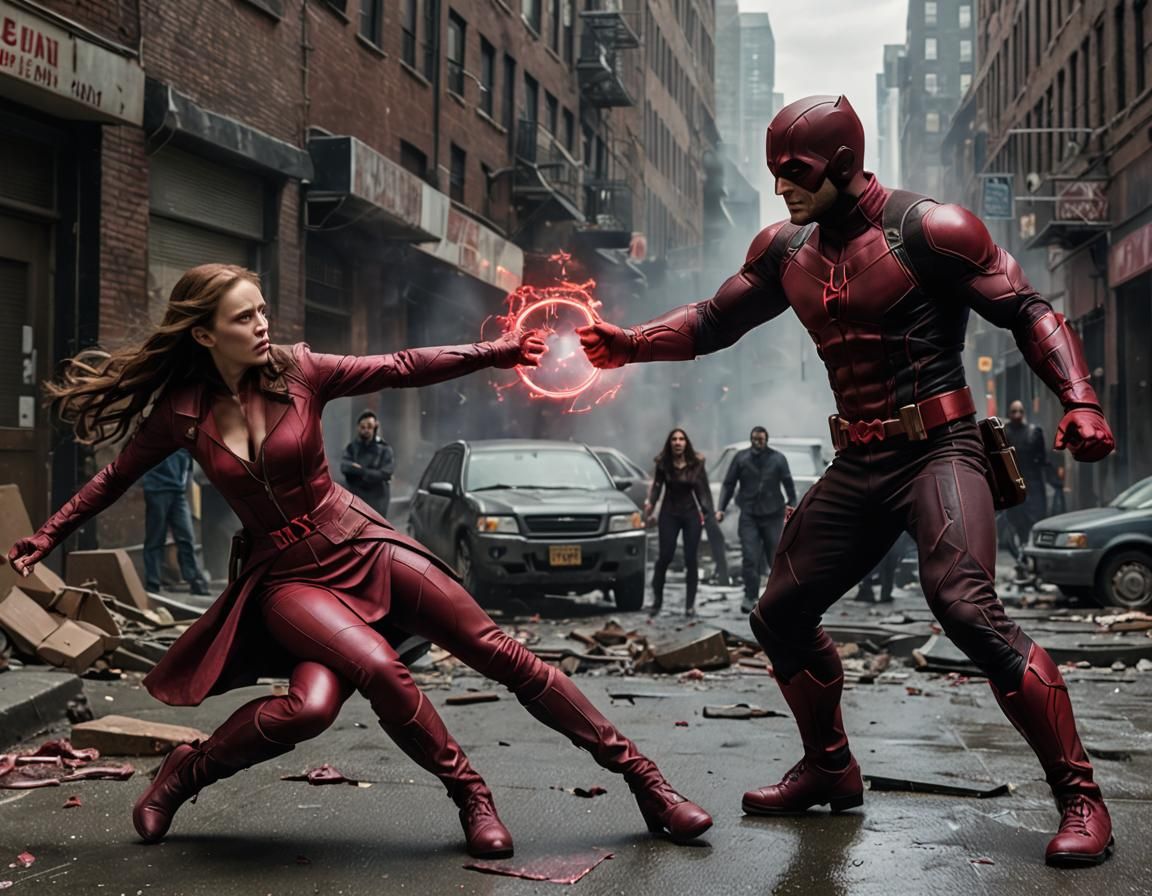 Marvel Daredevil vs Scarlet Witch