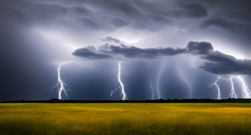 thunderstorm landscape
