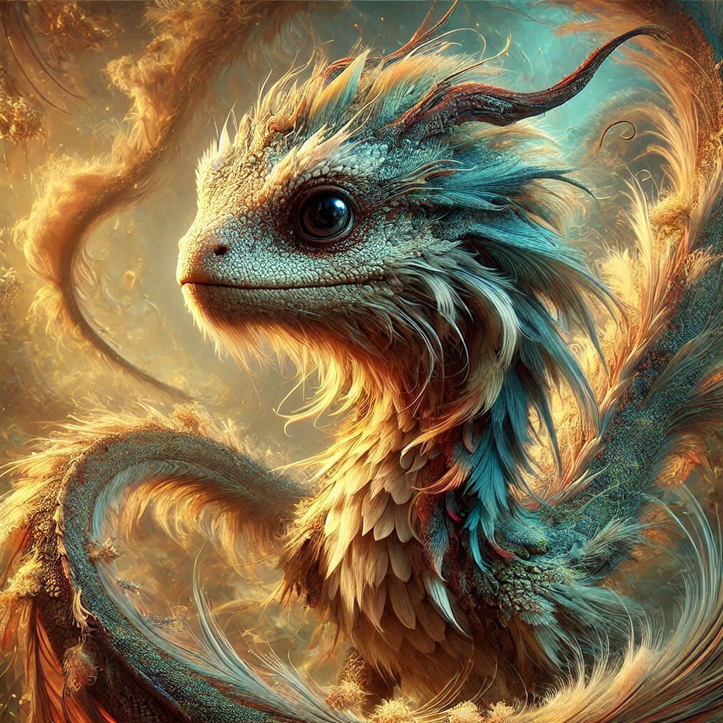 adorable fairy-tale fantasy creature portrait..