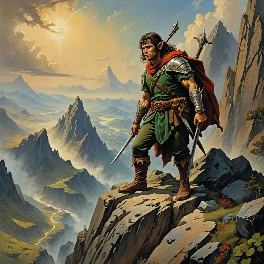 Hobbit adventurer - AI Generated Artwork - NightCafe Creator