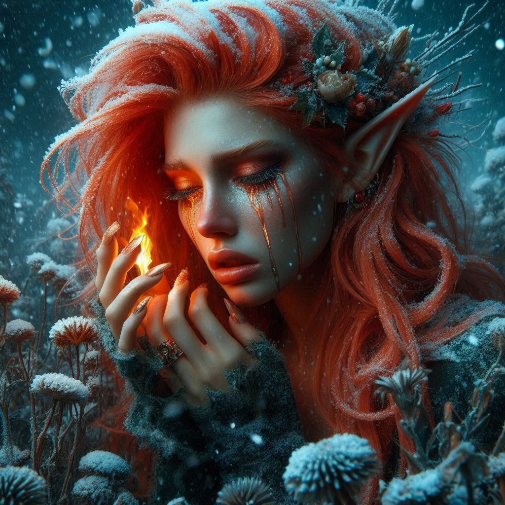 Frozen Tears of Fire