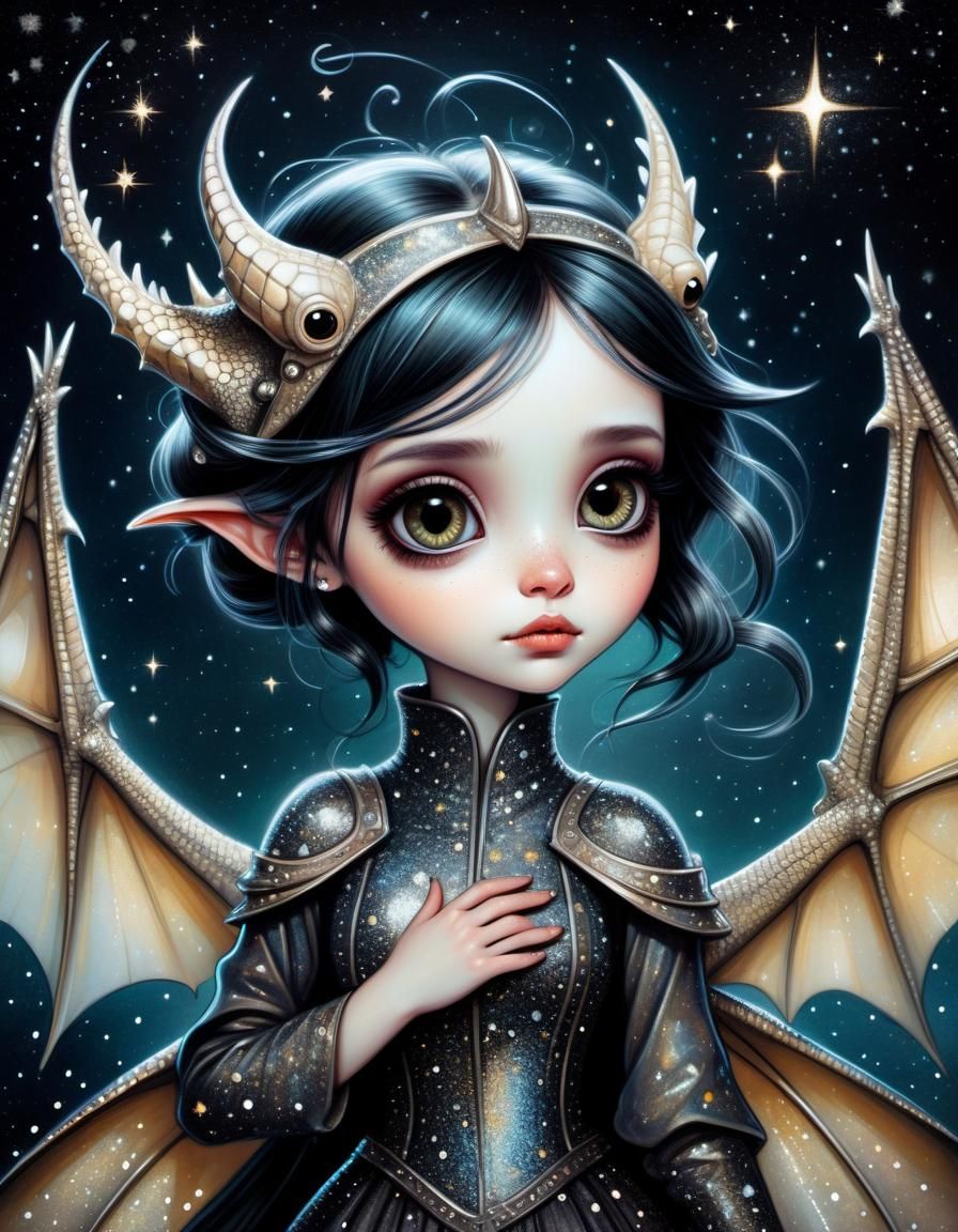 Dragon Princess - AI Generated Artwork - NightCafe Creator