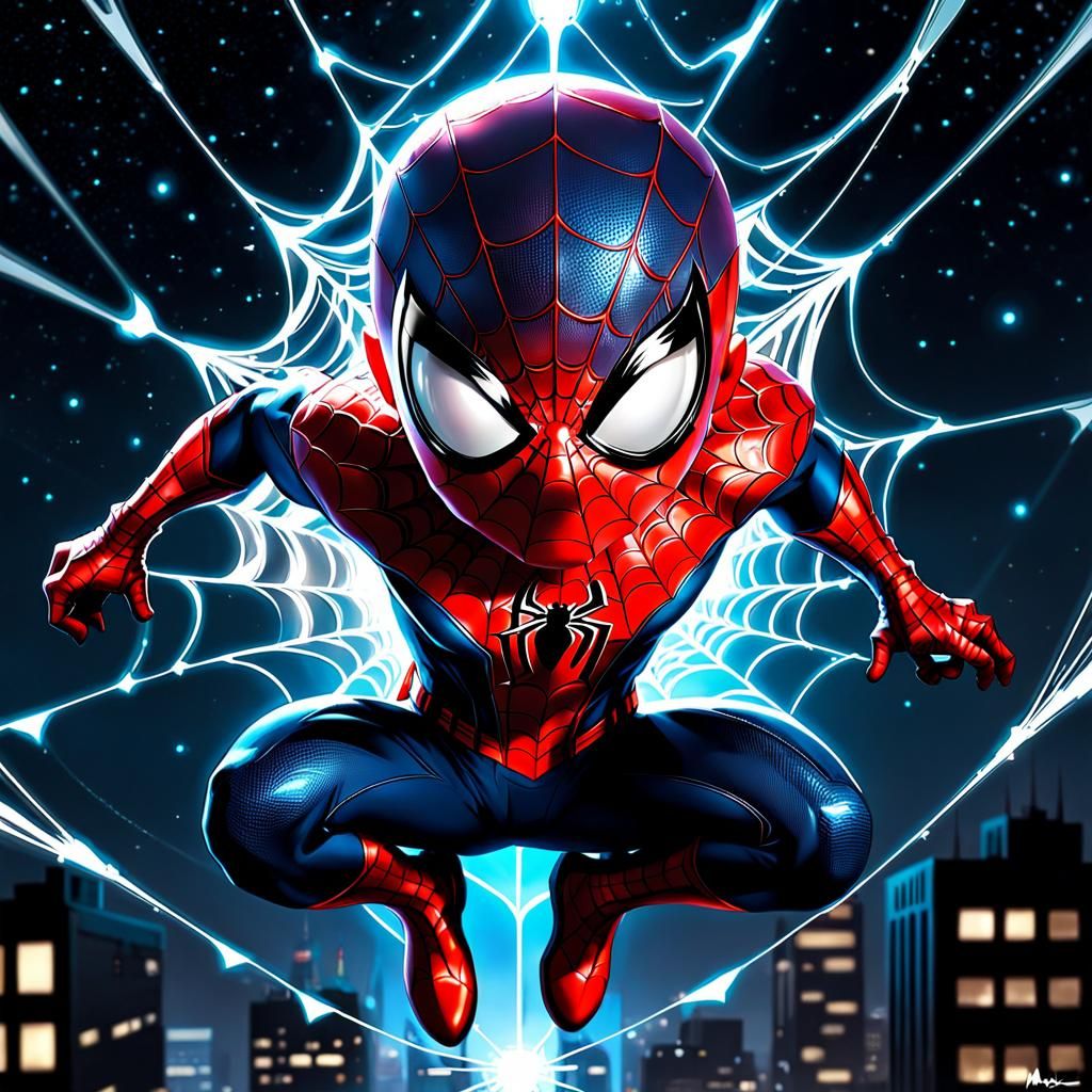 Chibi Iron Spider Man, iron spider man android HD phone wallpaper | Pxfuel