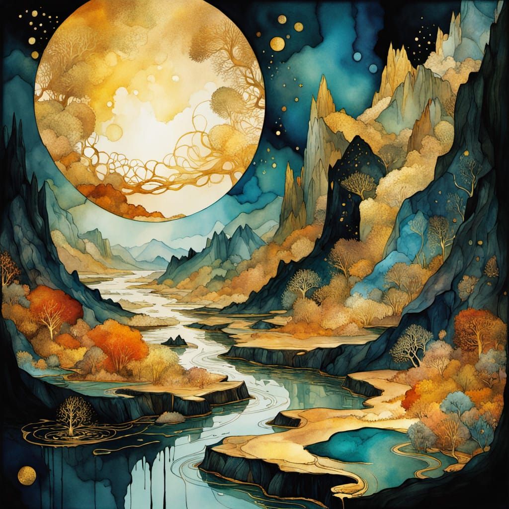 JOURNEY TO THE CENTER OF THE EARTH  by @JustBubu