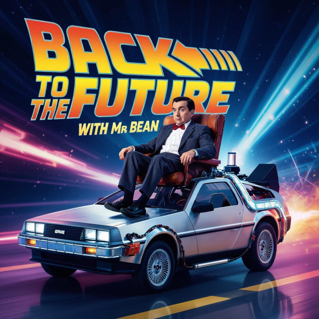  Back to The Future with Mr Bean
